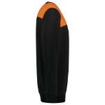 Afbeeldingen van Sweater Bicolor Naden BlackOrange XL