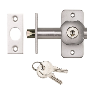 Afbeeldingen van AXA Inboorgrendel DM50 + sluitplaat, afsluitbaar