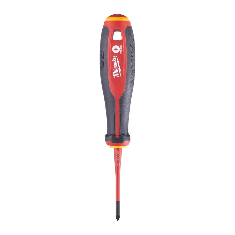 Afbeeldingen van MILWAUKEE® Schroevendraaier VDE Tri-lobe PZ0 X60 Tri-Lobe VDE Screwdriver PZ0 x60