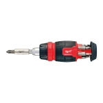 Afbeeldingen van MILWAUKEE® Schroevendraaier multi-Bit 8 in 1 ratelend compact 8 in 1 Compact Ratcheting Multi-Bit Screwdriver