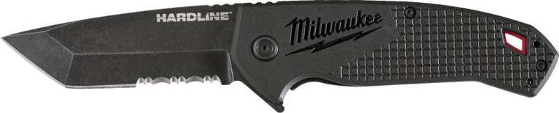 Afbeeldingen van MILWAUKEE® Hardline Vouwmes Serrated - 1pc Hardline folding knife serrated - 1 pc