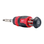 Afbeeldingen van MILWAUKEE® Schroevendraaier multi-Bit 8 in 1 ratelend compact 8 in 1 Compact Ratcheting Multi-Bit Screwdriver