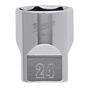 Afbeeldingen van MILWAUKEE® Dop 1/2˝ FOUR FLAT™ 1/2 Drive Socket Metric Standard - 24 mm