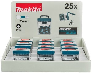 Afbeeldingen van Makita E-12398-12 Slagschroefbit T25x25mm 