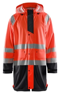 Afbeeldingen van Regenjas High vis LEVEL 1 XXL