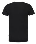 Afbeeldingen van T-shirt V Hals Fitted Black M