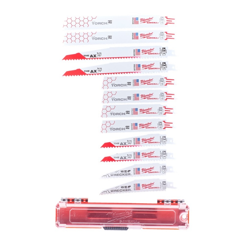 Afbeeldingen van MILWAUKEE® Reciprozaagbladen SAWZALL Blade Set - 12pc