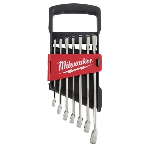 Afbeeldingen van MILWAUKEE® Ringsteeksleutelset (7-delig) 7 pc Maxbite Metric Comb. Spanner Set – 1pc