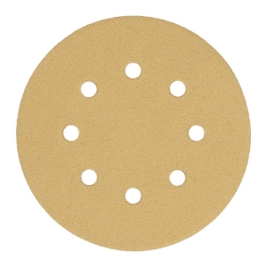 Afbeeldingen van MILWAUKEE® Excentrische Vlakschuurmachine Schuurpapier ⌀ 125 & 150 mm HP 125 mm H&L GR 120 - 10 pc