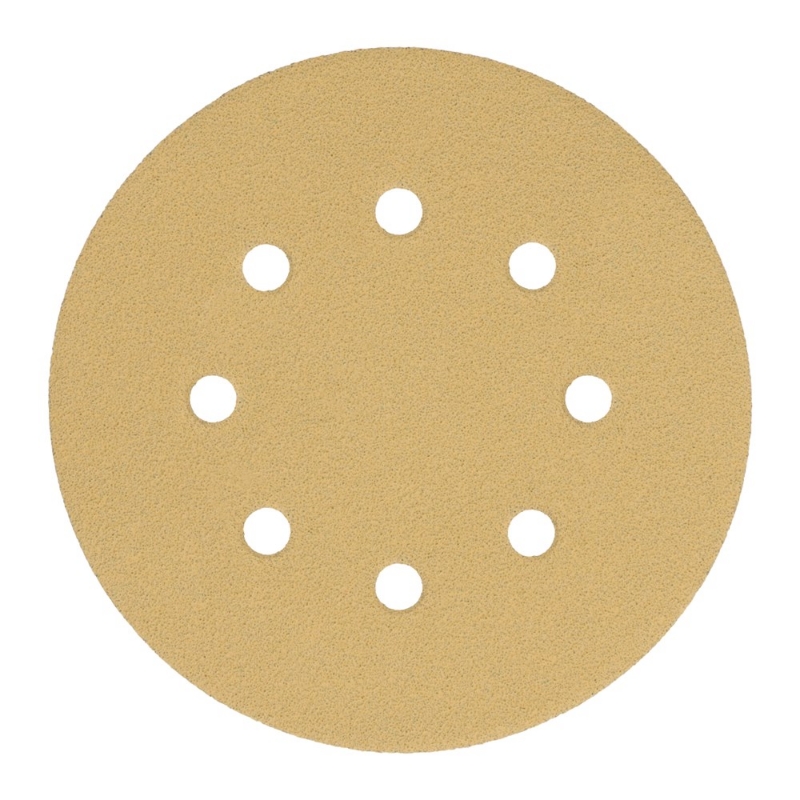 Afbeeldingen van MILWAUKEE® Excentrische Vlakschuurmachine Schuurpapier ⌀ 125 & 150 mm HP 125 mm H&L GR 80 - 10 pc