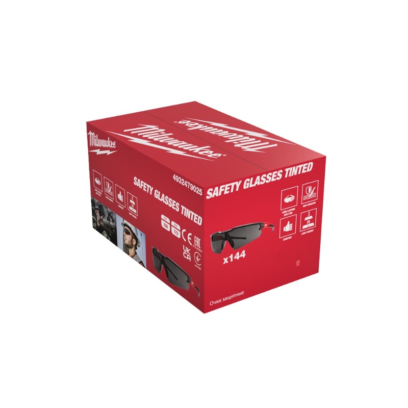 Afbeeldingen van MILWAUKEE® Veiligheidsbril enhanced Bulk Enhanced Safety Glasses Tinted