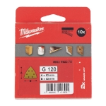 Afbeeldingen van MILWAUKEE® Schuurmachine Schuurpapier 93 x 93 mm HP 93 x 93 H&L GR 120 - 10 pcs