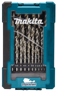 Afbeeldingen van Makita D-67555 Metaalboorset 25-delig 