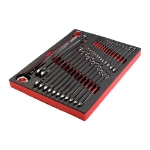 Afbeeldingen van MILWAUKEE® Foam Inlay Ring-steeksleutel set MAXBITE™