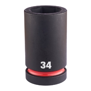 Afbeeldingen van MILWAUKEE® Slagdop 1" diep 34 mm 1" impact socket deep - 1pc