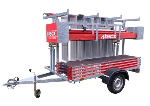 Afbeeldingen van 4tecx® Aanhangwagen rolsteiger