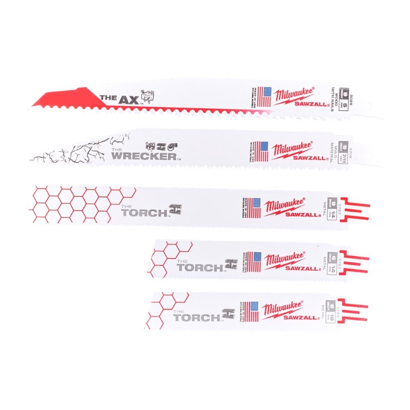 Afbeeldingen van MILWAUKEE® Reciprozaagbladen SAWZALL Blade Set - 5pc