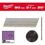 Afbeeldingen van MILWAUKEE® Draadnagels, 20°, ronde kop 20° Round Head 90 mm / RS / G / SC2 - 1.750 pc