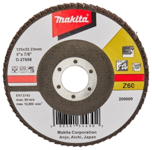 Afbeeldingen van Makita D-27698 Lamellenschuurschijf 125mm Z60