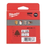 Afbeeldingen van MILWAUKEE® Schuurpapier voor schuurmachines 93 x 93 mm 93 x 93 H&L GR 120 - 10 pcs