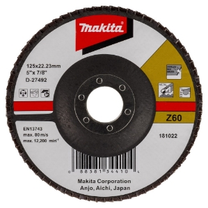 Afbeeldingen van Makita D-27492 Lamellenschuurschijf 125mm Z60