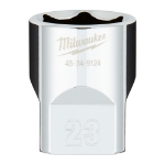 Afbeeldingen van MILWAUKEE® Dop 1/2˝ FOUR FLAT™ 1/2 Drive Socket Metric Standard - 23 mm