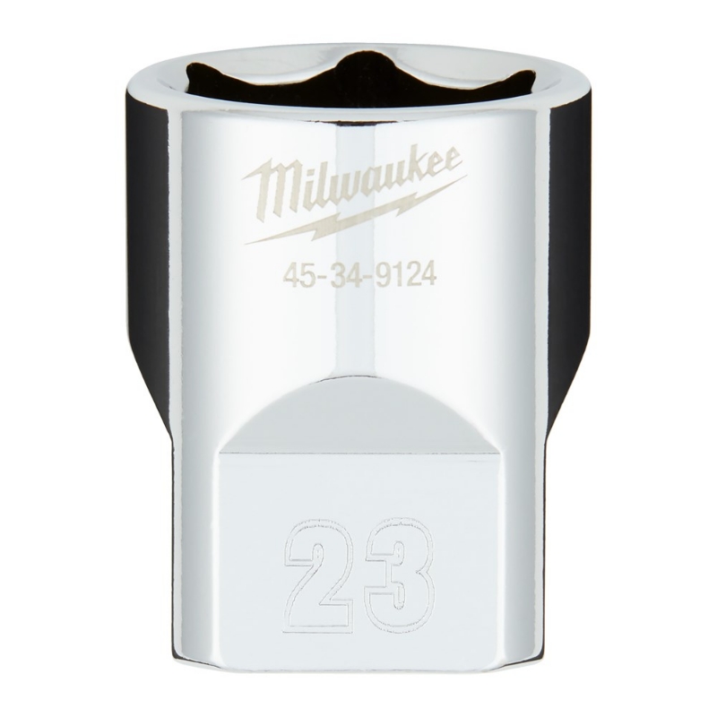 Afbeeldingen van MILWAUKEE® Dop 1/2˝ FOUR FLAT™ 1/2 Drive Socket Metric Standard - 23 mm