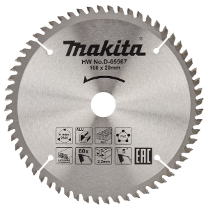 Afbeeldingen van Makita D-65567 Cirkelzaagblad div. materialen