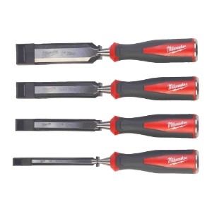 Afbeeldingen van MILWAUKEE® Steekbeitel Set (6,13,19,25 mm) (4-delig) Beveled Edge Chisels Set 4pc