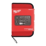 Afbeeldingen van MILWAUKEE® Doppenset 1/4” FOUR FLAT™compact in etui (39-delig) 1/4" Compact Ratchet Set 39pc