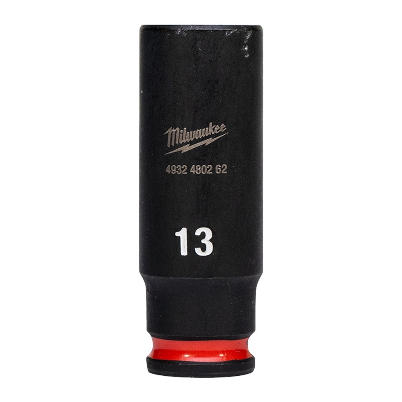 Afbeeldingen van MILWAUKEE® Slagdop 1/4 lang 13 mm 1/4" impact socket deep - 1 pc