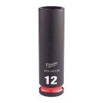 Afbeeldingen van MILWAUKEE® Slagdop 3/8 lang 12 mm 3/8" impact socket deep - 1 pc