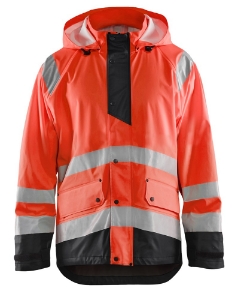 Afbeeldingen van Regenjas High Vis LEVEL 1 XS
