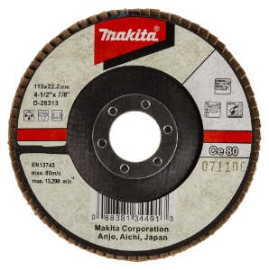 Afbeeldingen van Makita D-28313 Lamellenschuurschijf 115mm 