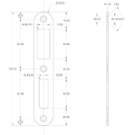 Afbeeldingen van Mauer 145 D+N/BAD sl.pl. met magneet zwart