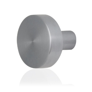 Afbeeldingen van GPF9952.09 RVS mat vlakke knop 52x16mm draaibaar incl. krukstift
