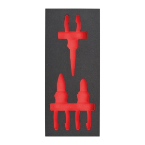 Afbeeldingen van MILWAUKEE® Lege foam inlays voor stalen gereedschapswagens Empty 3 pc Pliers Set Foam Insert