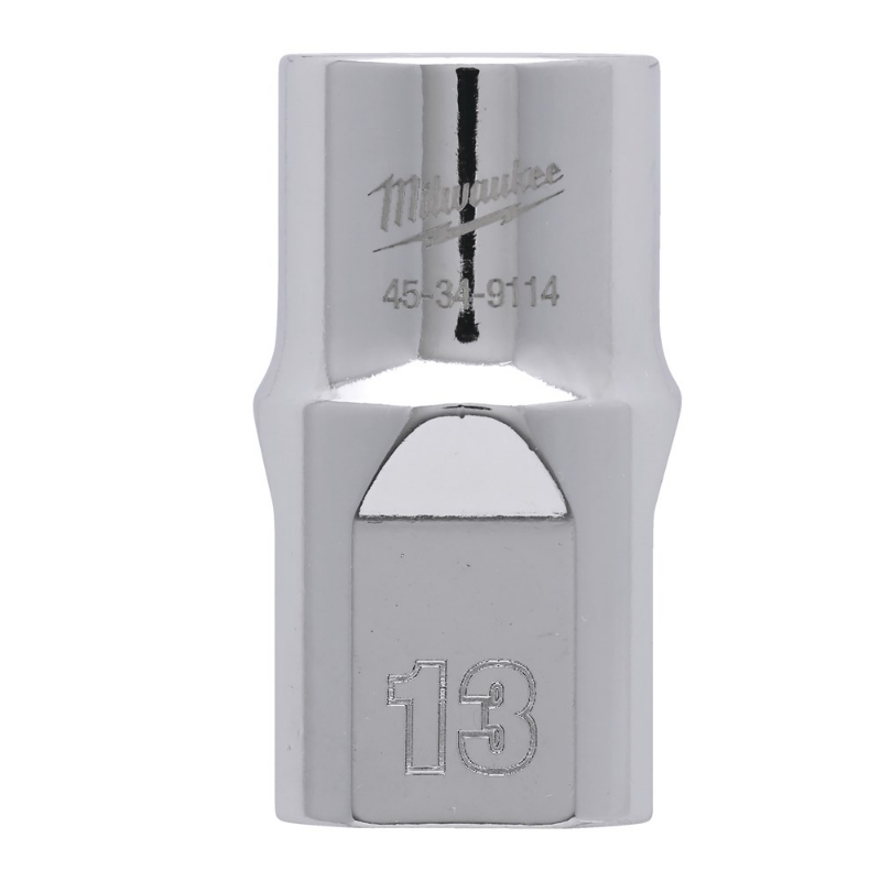 Afbeeldingen van MILWAUKEE® Dop 1/2˝ FOUR FLAT™ 1/2 Drive Socket Metric Standard - 13 mm