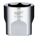 Afbeeldingen van MILWAUKEE® Dop 3/8˝ FOUR FLAT™ 3/8 Drive Socket Metric Standard - 23 mm