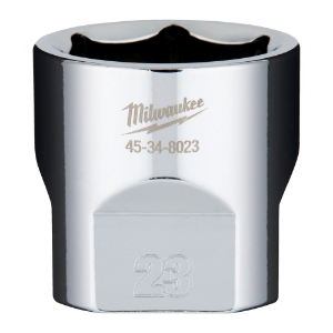 Afbeeldingen van MILWAUKEE® Dop 3/8˝ FOUR FLAT™ 3/8 Drive Socket Metric Standard - 23 mm