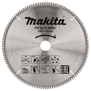 Afbeeldingen van Makita D-65660 Afkortzaagblad div. materialen