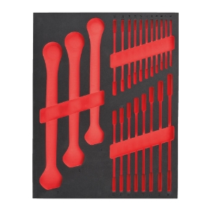 Afbeeldingen van MILWAUKEE® Lege foam inlays voor stalen gereedschapswagens