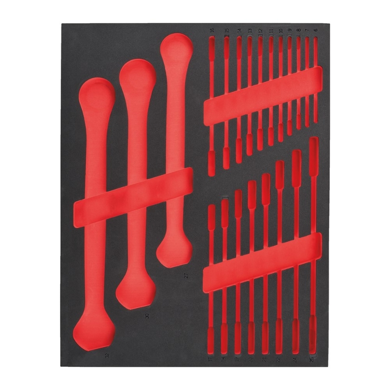 Afbeeldingen van MILWAUKEE® Lege foam inlays voor stalen gereedschapswagens