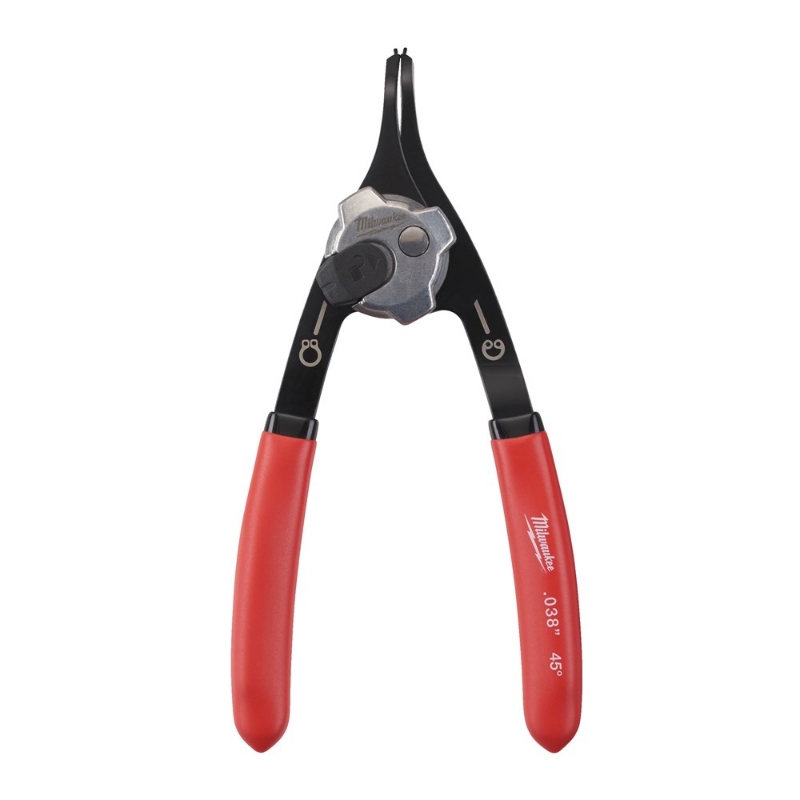 Afbeeldingen van MILWAUKEE® Kleine borgveertang 45° Small Circlip Plier - 45°