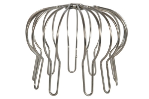 Afbeeldingen van Boldraadrooster ø 80-100mm gegalvaniseerd staal