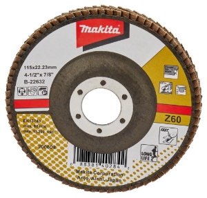 Afbeeldingen van Makita B-22632 Lamellenschuurschijf 115mm Z60