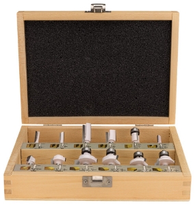 Afbeeldingen van Makita D-57065 Frezenset S6 12-delig 