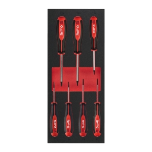 Afbeeldingen van MILWAUKEE® Foam Inlay schroevendraaier TX Set 1 (7 delig) Screwdriver TX Set 1 Foam Insert - 7 pc
