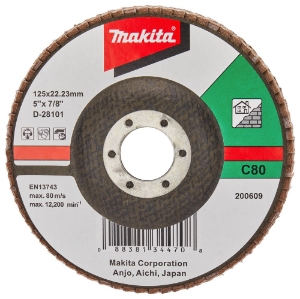 Afbeeldingen van Makita D-28101 Lamellenschuurschijf 125mm C80