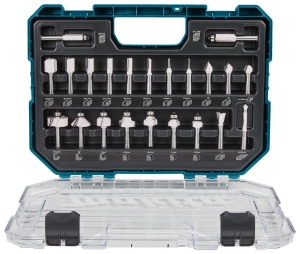 Afbeeldingen van Makita D-74778 Frezenset S8 22-delig